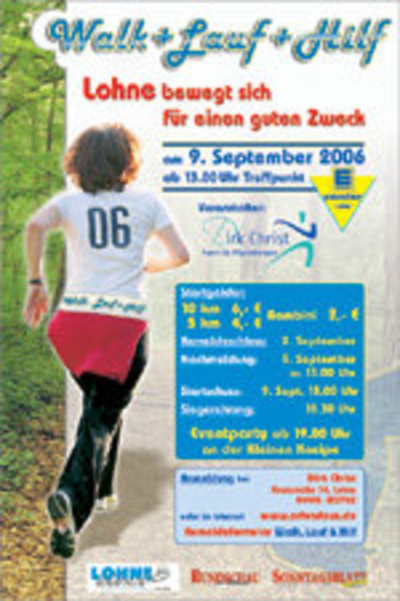 Lohne bewegt sich für einen guten Zweck - am 9. September 2006