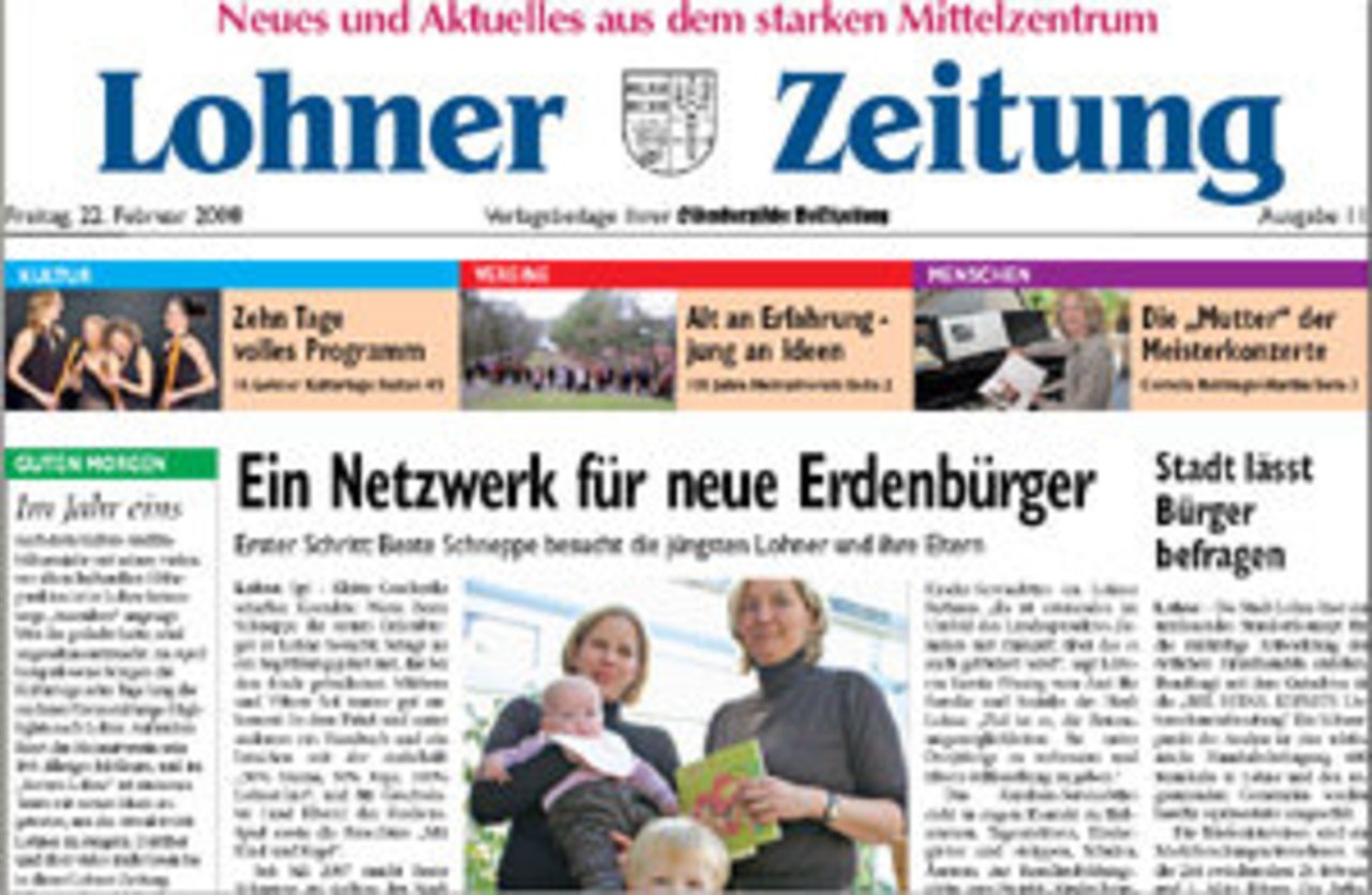 Februar-Ausgabe der Lohner Zeitung