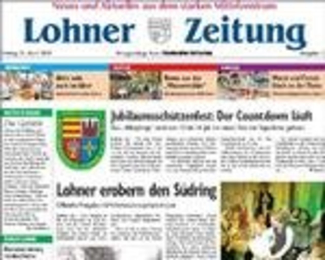 April-Ausgabe der Lohner Zeitung Image 3