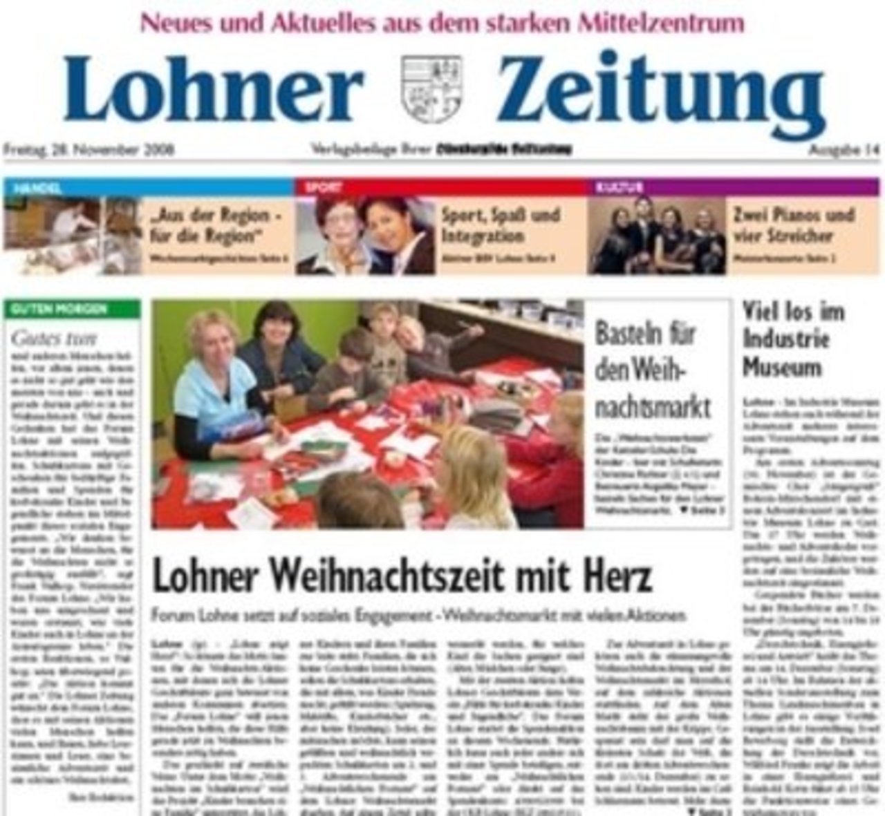 November-Ausgabe der Lohner Zeitung Image 2
