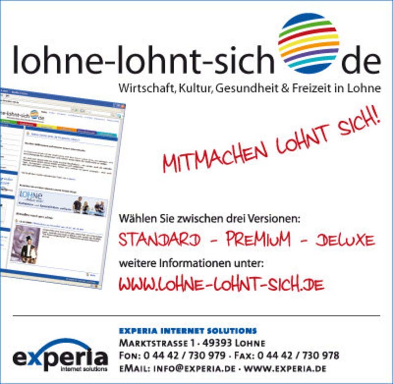 www.lohne-lohnt-sich. de, das Branchen-Portal für Unternehmer aus Lohne Image 3