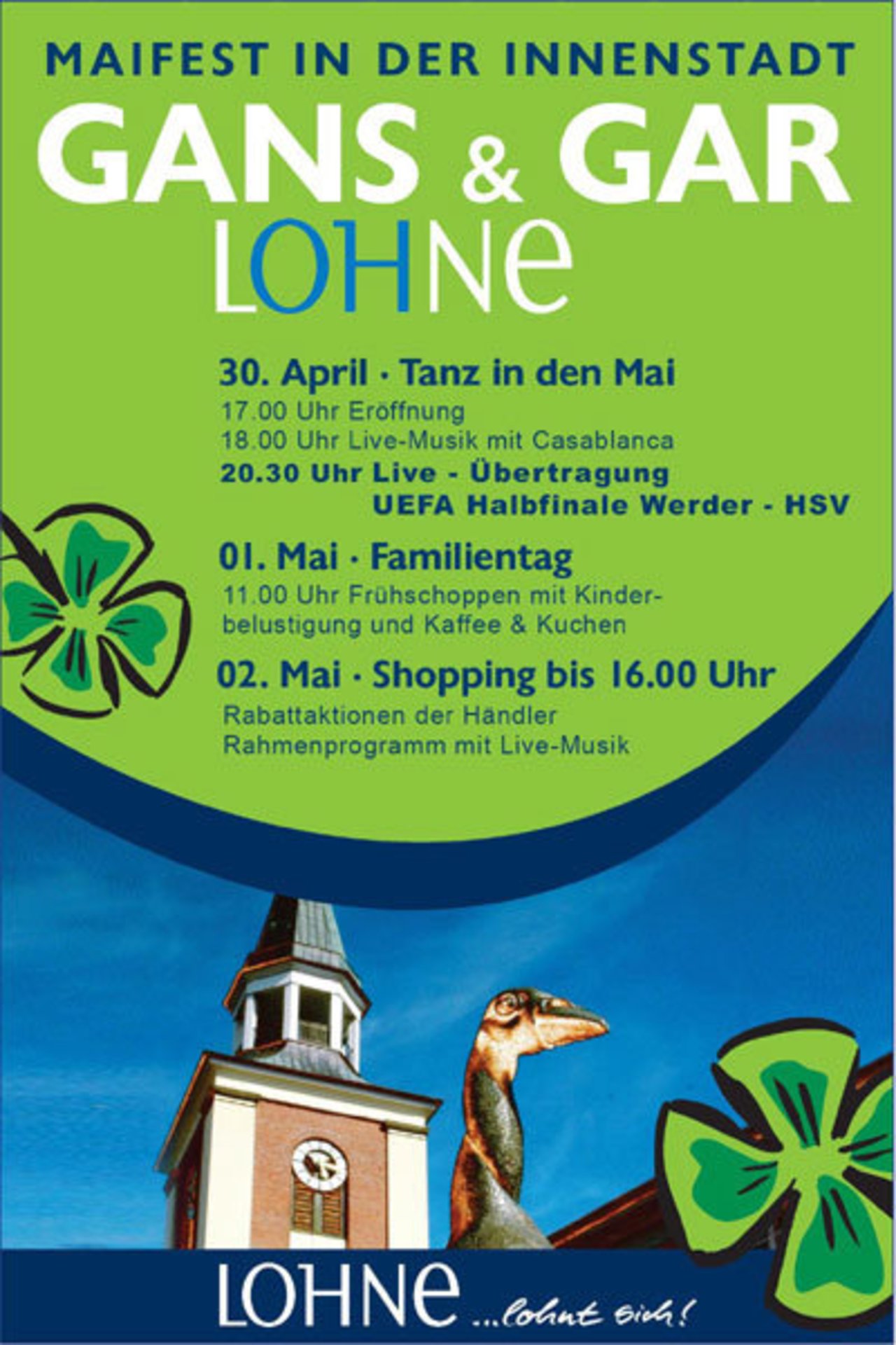 Maifest mit Casablanca und Fußball-Übertragung