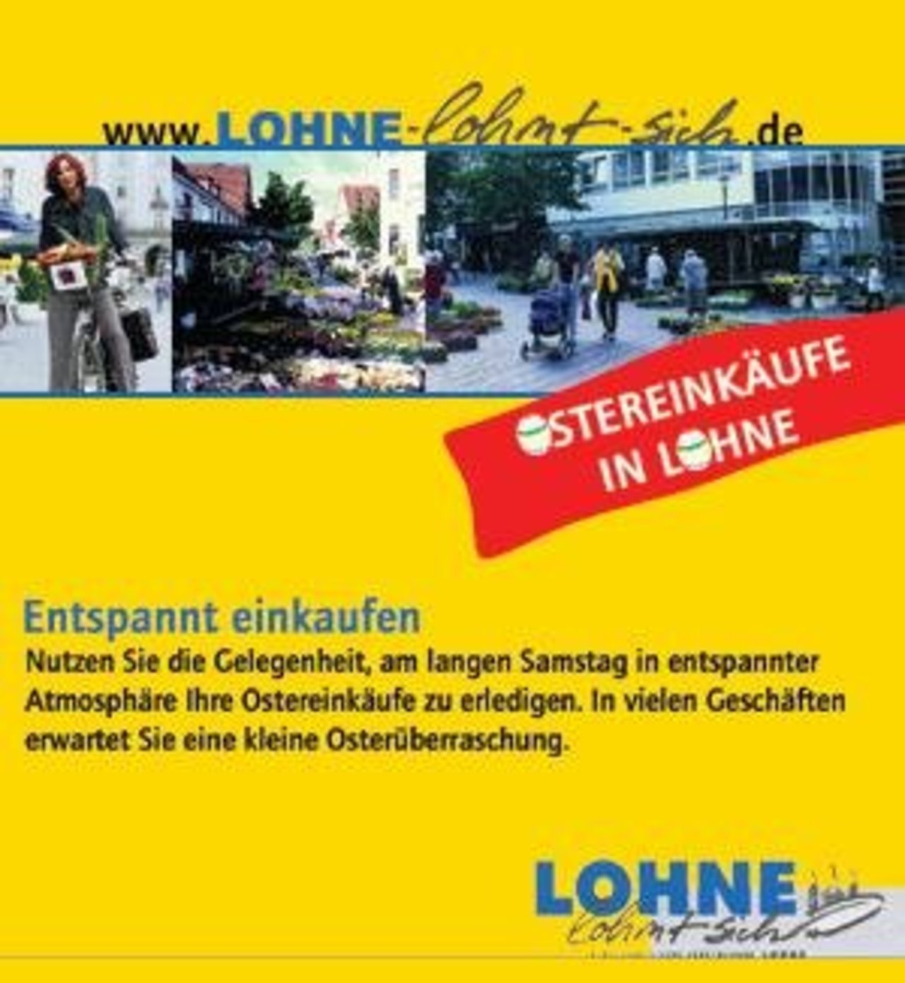 Einkaufen in Lohne - Werbeaktion in der OV startet am 31.3.2004 Image 3