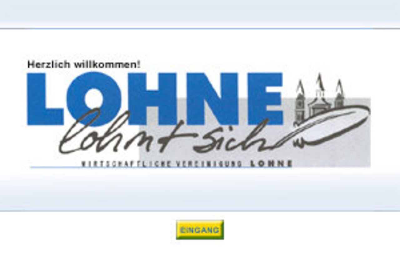 experia präsentiert das Internet-Portal www.lohne-lohnt-sich.de auf der 2. Lohner Gewerbeschau