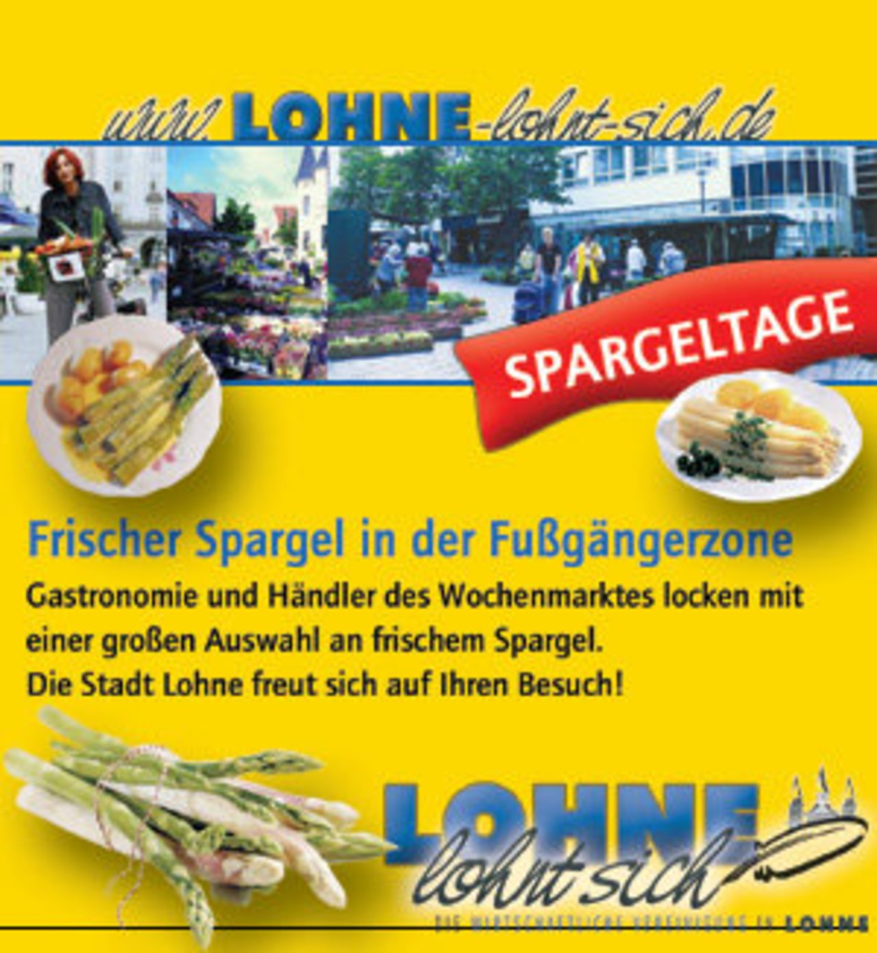 Beginn der Spargeltage am Samstag, 21.5.2005 in der Lohner Innenstadt Image 3