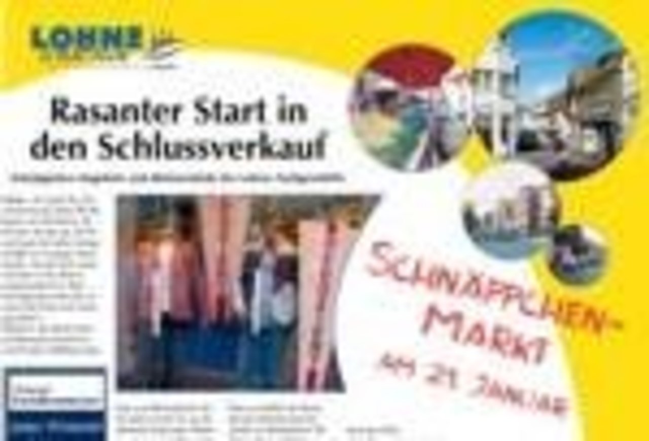 Winterschlussverkauf startet mit Schnäppchenmarkt Image 3